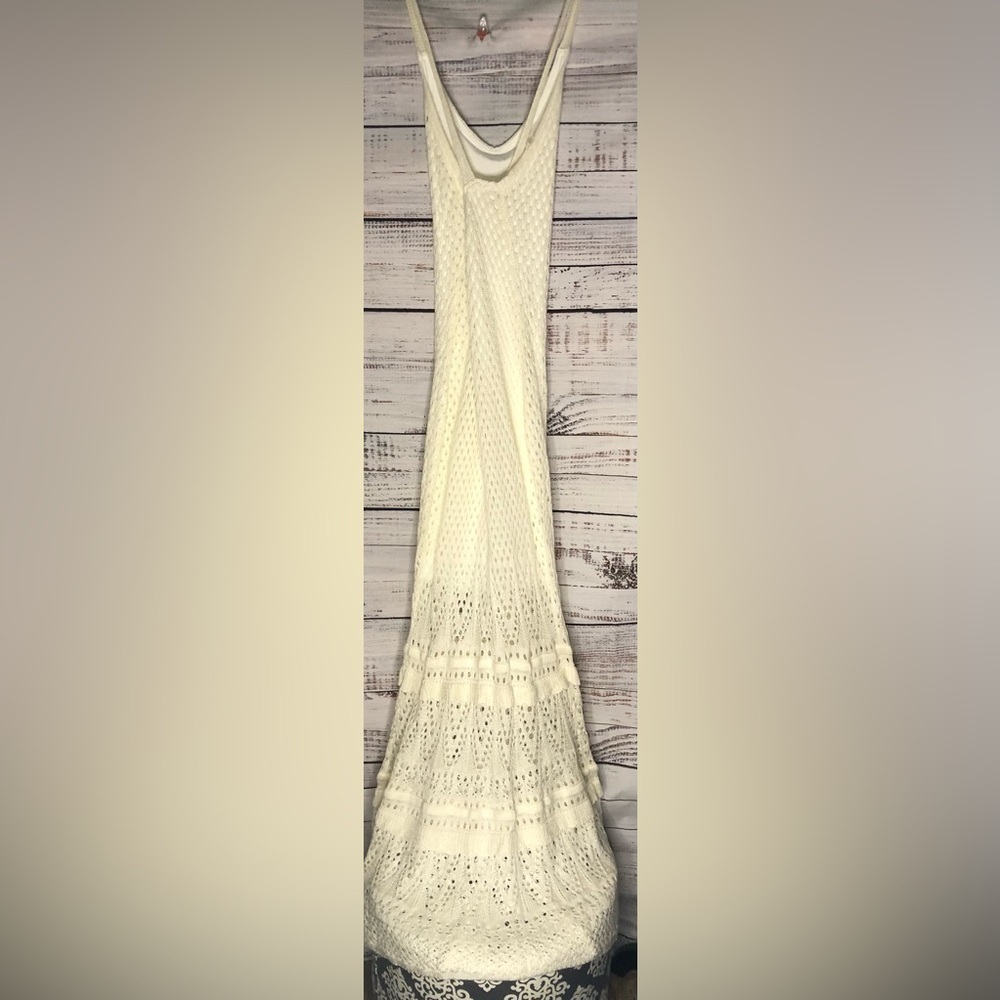 Elegant Cream Lace Dress NWOT size Large - Picture 10 of 16
